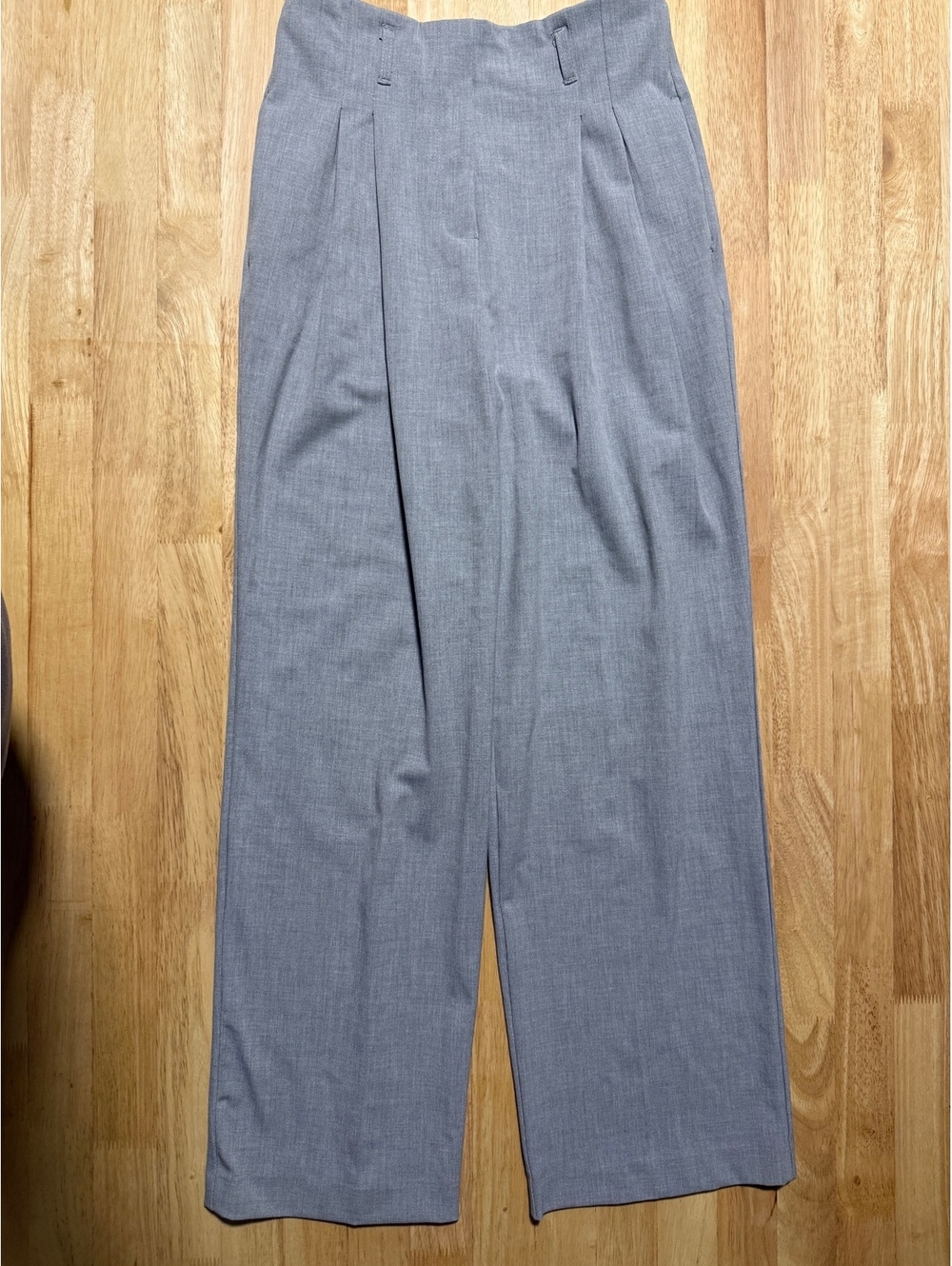 Rachel Zoe Women’s Size 2 Gray Pull On Stretch Wide Leg Dress Pants